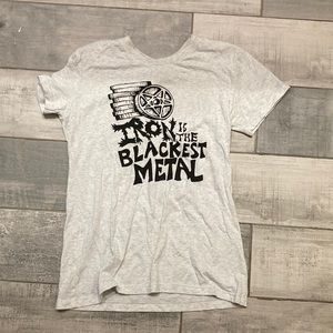 Iron is the Blackest Metal Women’s Fit T shirt